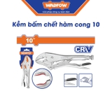 Kìm Bấm Chết Hàm Cong 10 inch WADFOW WLP1C02