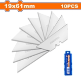 Bộ 10 lưỡi dao rời 19x61mm Wadfow WMK1K61