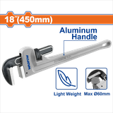 Mỏ Lết Mở ống Tay Cầm Nhôm 450mm WADFOW WPW9118