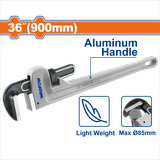 Mỏ Lết Mở ống Tay Cầm Nhôm 900mm WADFOW WPW9136