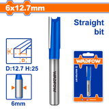 Mũi phay gỗ thẳng 6x12.7mm WadFow WRG1404