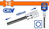 Đầu tuýp 1/2 inch ra đầu vít lục giác dài 10x100mm WadFow  WSC5206