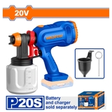 Máy Phun Sơn Dùng Pin 20V (không Kèm Pin Và Sạc) WADFOW WSU3066