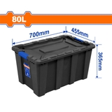 Hộp nhựa trữ kho đen 80L WadFow WTB3380