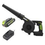 Máy Thổi Bụi Dùng Pin 20V (1 Pin 2.0Ah, 1 Sạc 2A) Worx WU230.12.2B