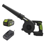 Máy Thổi Bụi Dùng Pin 20V (1 Pin 4.0Ah, 1 Sạc 2A) Worx WU230.14.2B