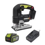 Máy Cưa Lọng Dùng Pin 20V Worx WU550.14.2B (1 Pin 4.0Ah, 1 Sạc 2A)