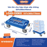 Ván lăn cho hộp nhựa đựng dụng cụ xếp chồng WADFOW WWB6610