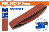 Giấy Nhám Vòng 100x610mm P80 WADFOW WZA3E80