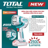 Đèn làm việc dùng pin 20V (không kèm pin & sac) Total TWLI20885