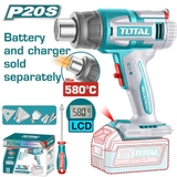 Máy thổi nhiệt dùng pin 20V (không kèm pin & sạc) Total TBLI2058