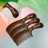 Lược Gỗ Đàn Hương Cá Chép Hoa Sen