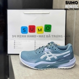 Giày Thể Thao Chính Hãng Asics GEL-CHALLENGER 15 Ironclad Grey Blue màu Xanh Ngọc Trai