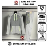 Bộ Thể Thao Nike Màu Xám -Nike Therma-FIT FZ Novelty Hooded Sweatjacket -DD2102-084/DD2108-084