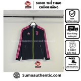 Áo Thể Thao Adidas Hai Mặt - Black Juventus Anthem Jacket - HS9808