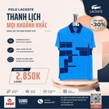 Áo Thể Thao Chính Hãng Màu Xanh Lacoste Novak Djokovic DH2568-51-IDE