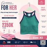 Áo Thể Thao Chính Hãng Wilson On The Daily Brami Tank Top - màu Xanh Lá WW00284331-GNG