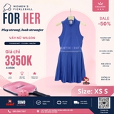 Váy Thể Thao Chính Hãng Wilson Winning Tennis Dress - màu Xanh Dương WW00481531-BUT
