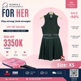 Váy Thể Thao Chính Hãng Wilson Winning Tennis Dress - màu Xanh Lá WW00481511-NVD