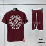 Áo Thể Thao Chính Hãng About Spring Tennis Rock Crew - màu Đỏ Mận ATTS19-008