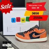 Giày Thể Thao Chính Hãng Air Jordan 1 Low SE Sport Spice - màu Cam DV1299-800