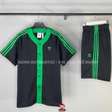 Áo Thể Thao adidas Adicolor Classics+ Màu Đen Kẻ Xanh Lá II5782