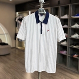 Áo Thể Thao Chính Hãng Fila Casa BB Polo - màu Trắng Sọc Xanh FS2TSH2391M-CRM