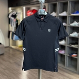 Áo Thể Thao Chính Hãng Fila Men's Polo Shirt with Short Sleeves - màu Đen FS2TSH2304M-BLK