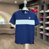 Áo Thể Thao Chính Hãng Fila Essentials Gathered Short Sleeve Crew - màu Xanh Navy TM31D337-412