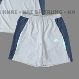Quần Thể Thao Chính Hãng Adidas Màu Xám Kẻ Xanh JY1602