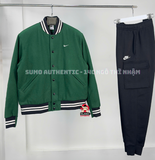 Áo Thể Thao Chính Hãng Nike NSW Logo Jacket - màu Xanh Lá DQ5011-341
