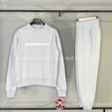 Áo Thể Thao Chính Hãng Adidas Originals x Pharrell Williams Basics Crew Sweatshirt - màu Xanh Dương Nhạt HS4828