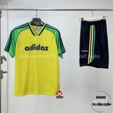 Áo Thể Thao Chính Hãng Adidas Jersey Màu Vàng Kẻ Xanh - JD0813