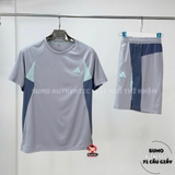 Áo Thể Thao Chính Hãng Adidas Màu Xám Kẻ Xanh JM4177