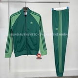 Áo Thể Thao Chính Hãng Adidas Originals SST Green Stripe Zip Jacket - màu Xanh Lá IY8731