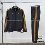 Quần Thể Thao Chính Hãng Adidas Manchester United Terrace Icons - màu Đen Xám JN2815