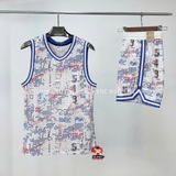 Áo Thể Thao Chính Hãng Nike DNA Dri-FIT Basketball Jersey Asia Sizing White Multi-Color - màu Trắng FZ0691-100