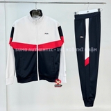 Bộ Thể Thao FILA Chính Hãng Màu Trắng Đen - Fila Jersey - FH8034