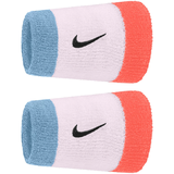Băng Tay Thể Thao Chính Hãng Nike Swoosh Classic Double Wide Wristbands - màu Xanh Hồng Cam BN4000-584