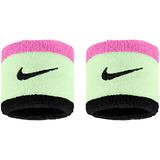 Băng Tay Thể Thao Chính Hãng Nike Swoosh Classic Double Wide Wristbands - màu Hồng Xanh Đen