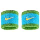 Băng Tay Thể Thao Chính Hãng Nike Swoosh Classic Double Wide Wristbands - màu Xanh Vàng BN3000-488