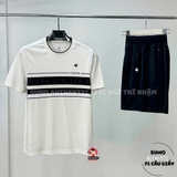 Áo Thể Thao Chính Hãng Lecoq cổ tròn - màu Trắng L252MCNRTS03-A02