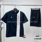 Áo Thể Thao Chính Hãng Lecoq cổ tròn - màu Xanh Navy L252MJPOTS02-D21