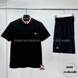 Áo Thể Thao Chính Hãng Lecoq cổ tàu - màu Đen L242MCNA1123-B01