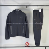 Áo Thể Thao Chính Hãng Nike Tech Fleece Full Zip Windrunner Hooded - màu Đen FB7922-010