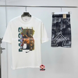 Áo Thể Thao Nike Chính Hãng Màu Trắng - Jordan Men's Short - FZ1991-100