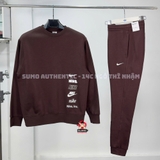Bộ Thể Thao Nike Chính Hãng Màu Nâu - Nike Multi Crew - DX0782-227/716831-227