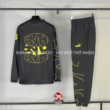 Áo Thể Thao Chính Hãng Puma Dortmund FTBLSTATEMENT Long Sleeve T-Shirt - màu Đen 774360-02