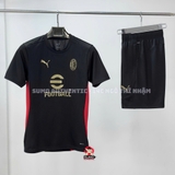 Áo Thể Thao Chính Hãng Puma AC Milan Training Jersey - màu Đen 777496 04