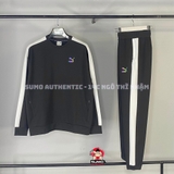 Áo Thể Thao Chính Hãng Puma Suit Crew Neck Logo Sweatshirt - màu Đen 538830-56